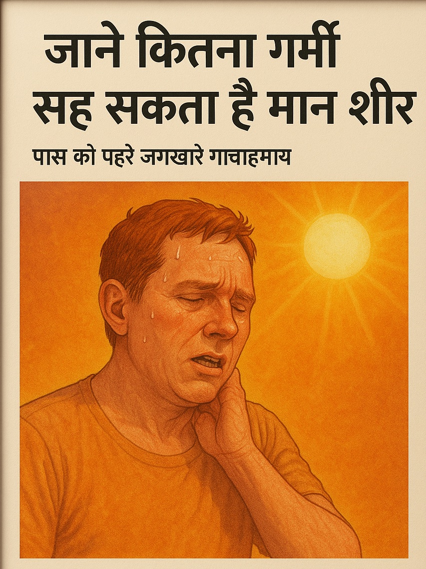 heat stroke कितनी गर्मी सह सकता है मानव शरीर