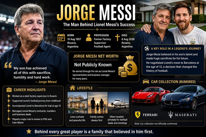 Jorge Messi Net Worth Career Car Collection Lifestyle
