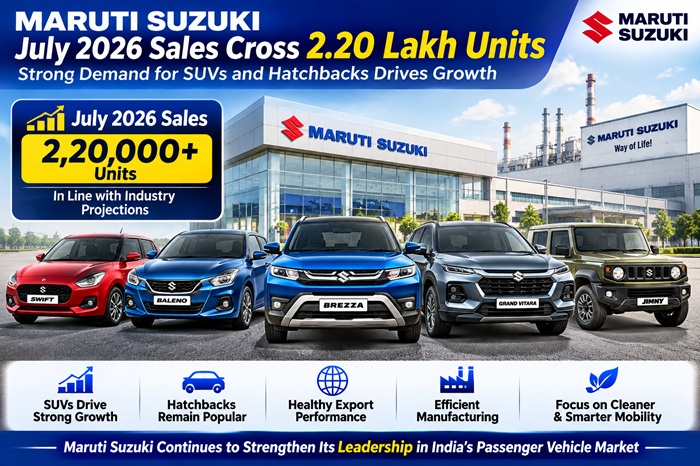 Maruti Suzuki Sales July 2026