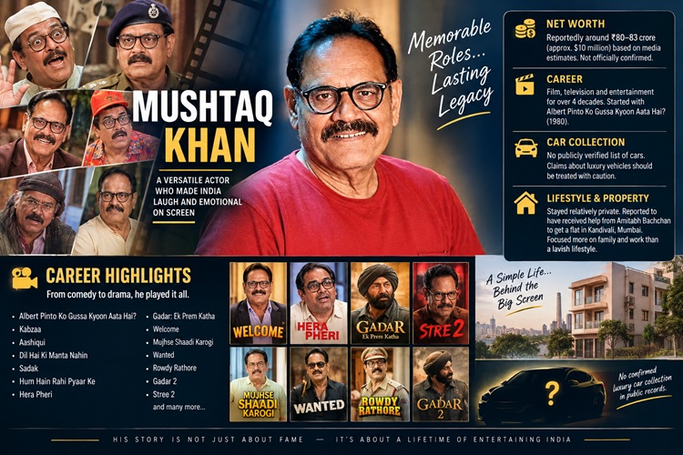 Mushtaq Khan Net Worth Career Car Collection Lifestyle