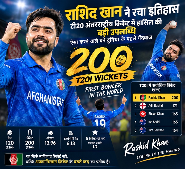 Player Rashid Khan राशिद खान